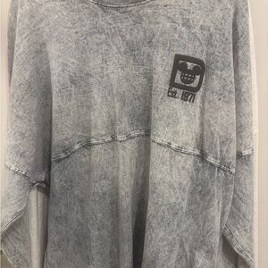 Walt Disney World Spirit Jersey Grey Acid Wash
